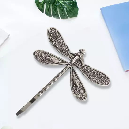 Dragonfly Shape Women Metal Hair Clips Barrette Slide Grips Hairpin Clip X9P4