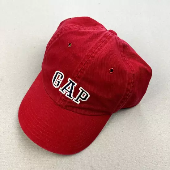 Vintage Gap Hat Cap Strapback Red Baseball Classic Logo Dad Adjustable y2k 2000