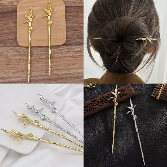 Hair Stick Vintage Chinese Chopstick Hanfu Hairstyling Party Hairpin Jewelry