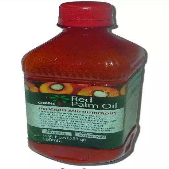 1 Red Palm Oil 16.9 Fl ozs manteca de corojo omni