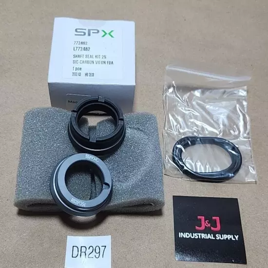 *BRAND NEW* SPX L772462 Shaft Seal Kit 25 Sic-Carbon Viton FDA 772462 + Warranty