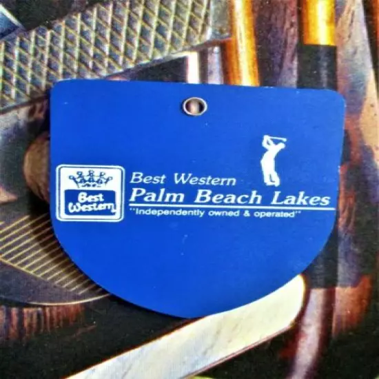 vtg - PGA Bag Tag - PALM BEACH LAKES GOLF CLUB gc - West Palm Beach FL