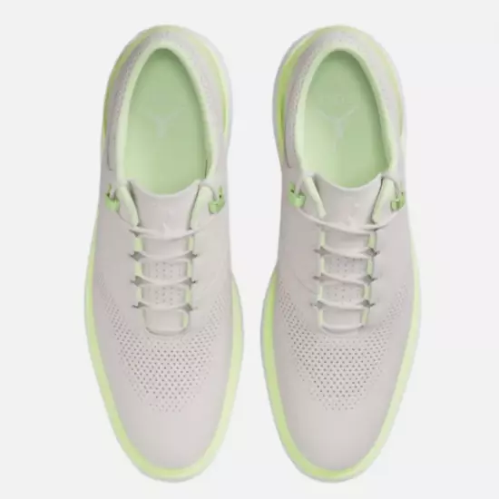 NEW Sz 13 Men's Nike Jordan ADG 4 Phantom Bone Volt Golf Shoe DM0103-003