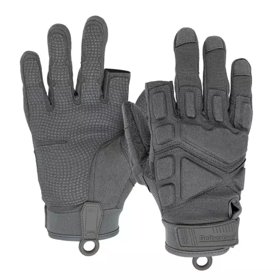 S.O.L.A.G-HI 2.0 Half Index Finger Tactical Gloves - Touchscreen Tactical Glo...