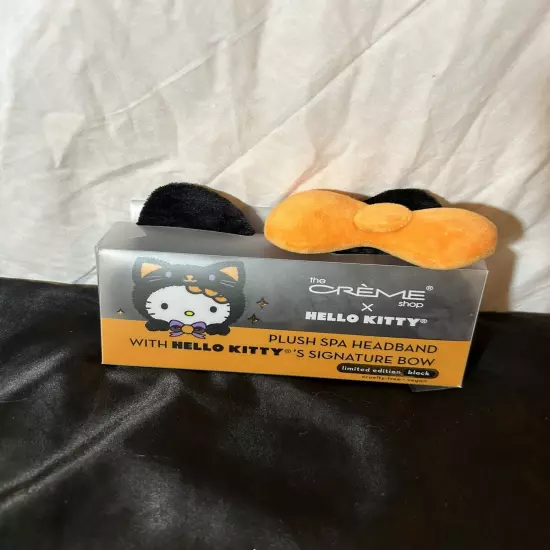 The Crème Shop x Hello Kitty-Plush Spa Headband-Halloween NEW