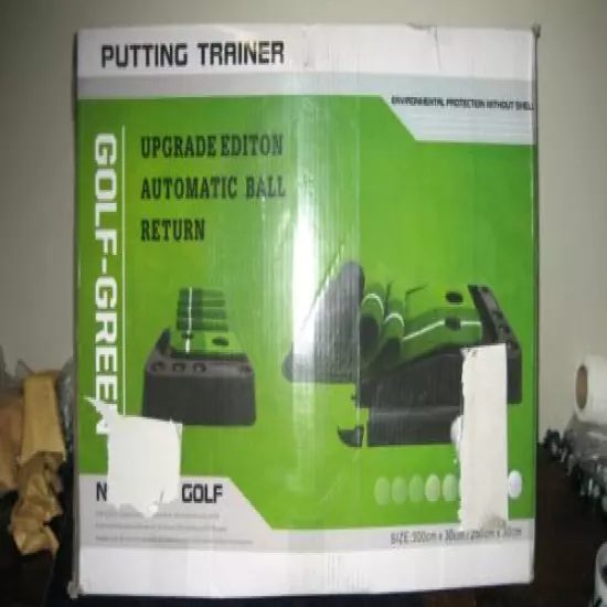 Golf Green putter trainer upgrade edition w/automatic ball return-NO PUTTER Club