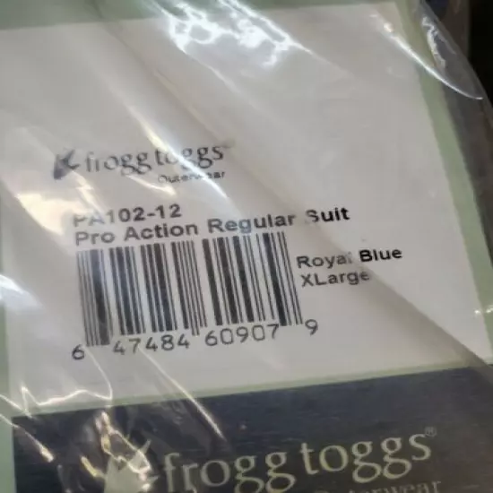 Frogg Toggs Pro Action Regular Suit PA102-12