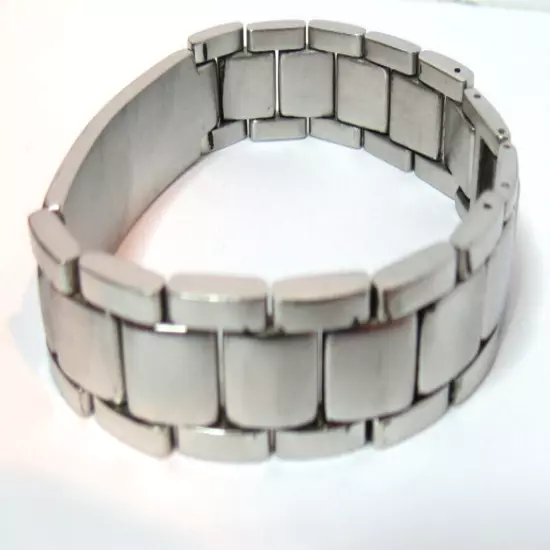 Stainless Steel Blank Id Medical Bracelet 8 Inch Men Fashion Jewelry Dad..