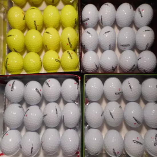 48 Pinnacle Rush Mint AAAAA No Logos No Pen Marks Used Golf Balls