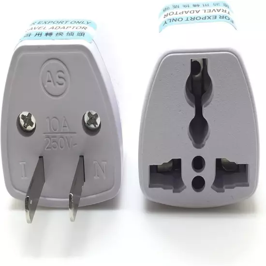 Travel Power Adapter, High Performance Universal UK EU AU to US Plug Adapter Con