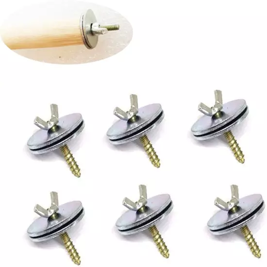 6 Set Nuts and Screws to Make Bird Perches Nut Screw Mount Kits for Building Woo