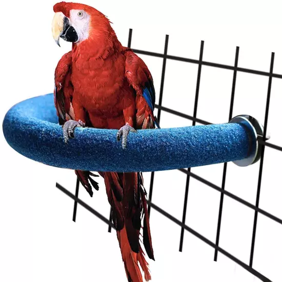 Parrot Perch Rough-Surfaced - Quartz Sands Bird Cage Perches for Medium to Large