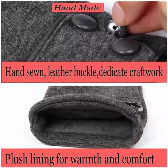 Womens Touch Screen Phone Fleece Windproof Gloves Winter Warm Wear