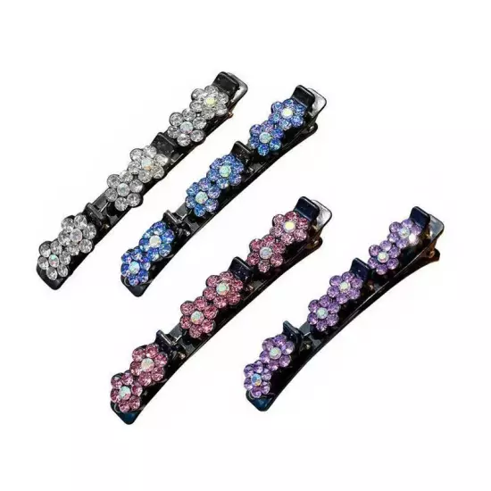 Bling Crystal Hairpins Headwear Women Girls Rhinestone Hair Clip Pins BarretteX1