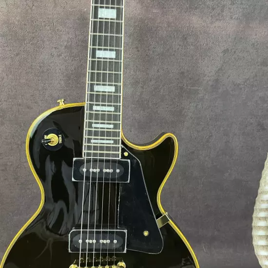 Hot sales Vintage 1956 Les Paul Custom Black Beauty Electric Guitar Fast Shippin