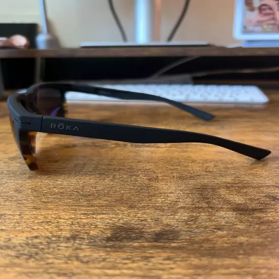 ROKA Barton 2.0 Sunglasses Matte black/Matte campfire tortoise frame - MSRP $205