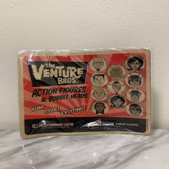 The Venture Bros BIF BANG POW! Advertising Mouse Pad, Brand New Sealed