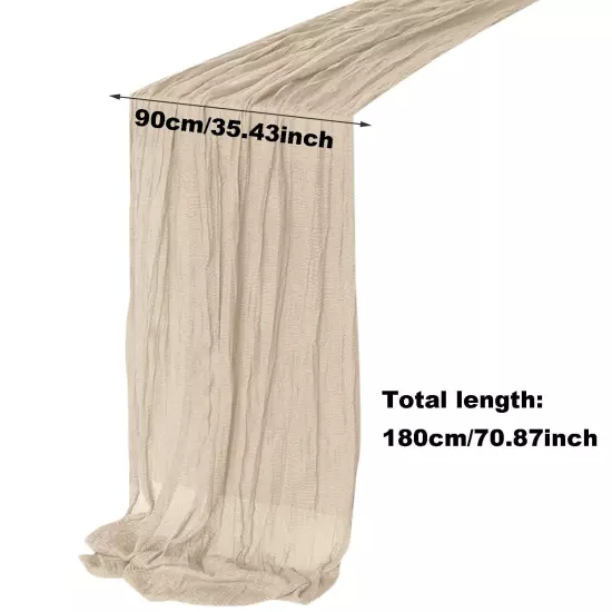 Cheesecloth Table Runner Cheese Cloth Tablecloth Wide Table Runners 36 Inches