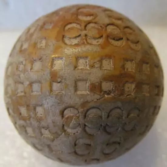 UNUSUAL DESIGNED COVER-COLONEL PRACTICE GOLF BALL CIRCA 1920 VERY RARE