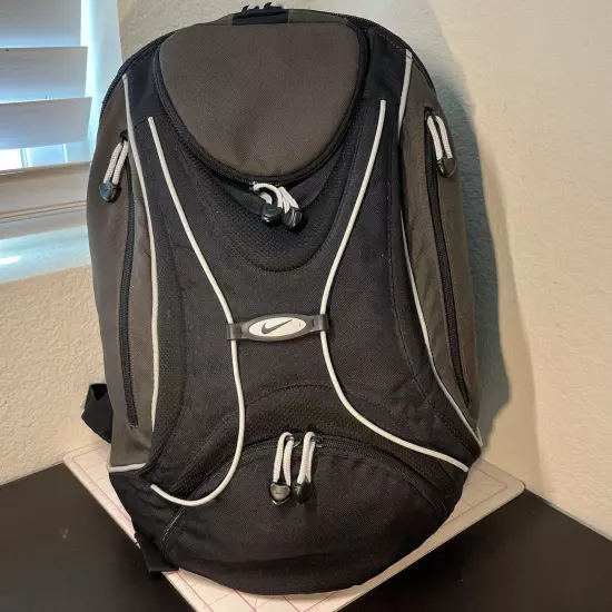 Nike Backpack Gym Bag Black And Grey School Bag Sports Bag Air Straps