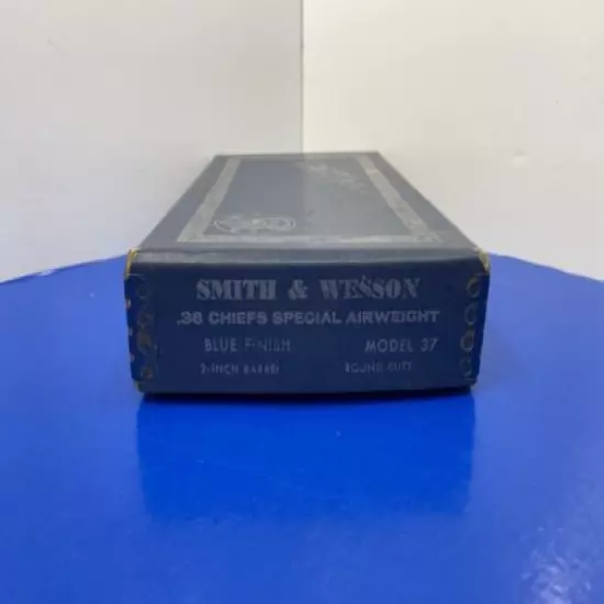 Smith and Wesson Model 37 Genuine Factory Original Box