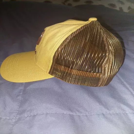 Dark Beige/Brown Dodge Ram Truck Hat 3D-Emblem Snapback Great Condition! F. Ship