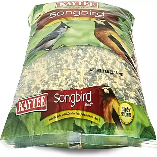 Kaytee Wild Bird Songbird Blend Food Seed, 7lbs