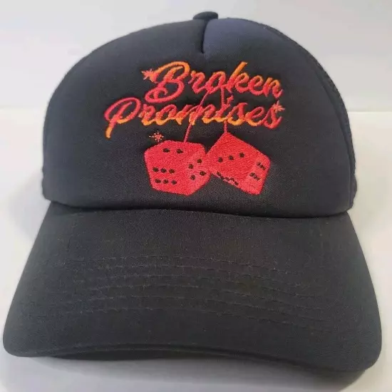 Broken Promises x Hot Wheels Dice Black Trucker Hat Cap Snapback 