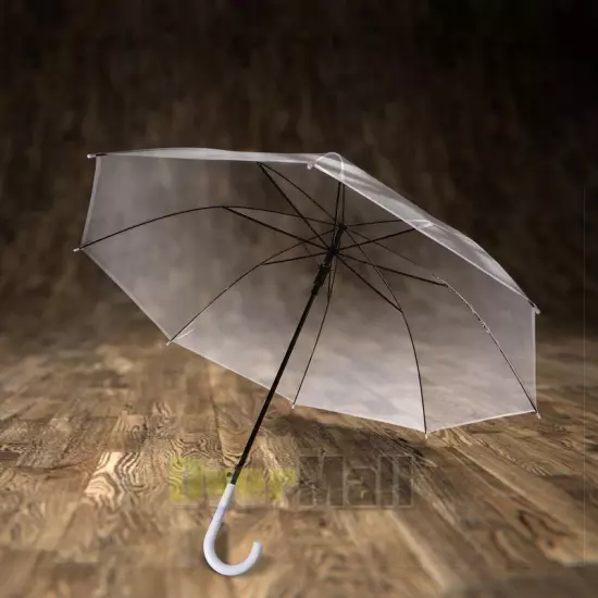 Lots Clear Umbrella Automatic Easy Carrying Suitable For Women And Girls Wedding