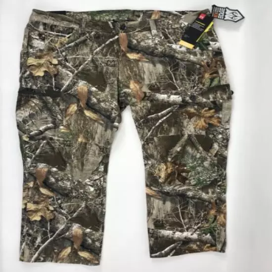 Under Armour Storm Real Tree Mens 42 x 30 Early Season Field Hunting Pants Camo