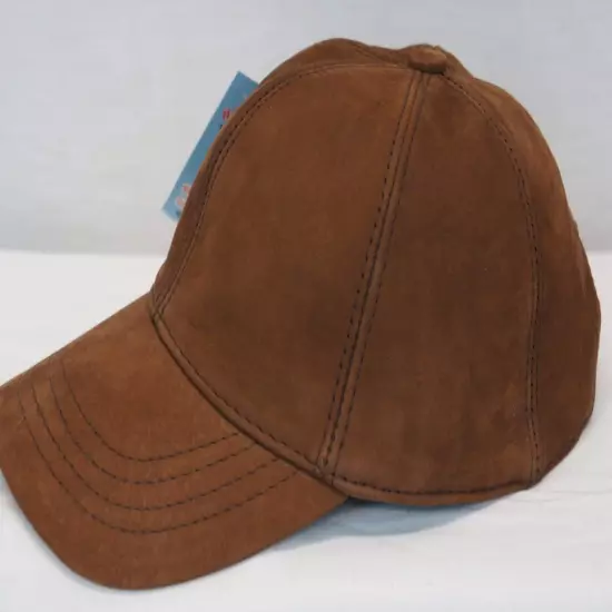 100% REAL GENUINE LAMBSKIN SUEDE LEATHER Baseball Cap Hat Sport Visor 36 COLORS