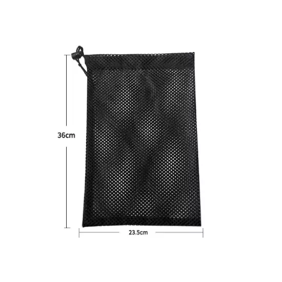 2pcs Outdoor Sports Golf Mesh Net Bag Nylon Golf 48 Ball Carrying Drawstring Bag