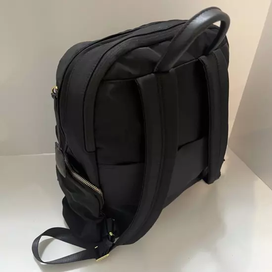 Tumi Voyageur Carson Backpack Black/Gold Hardware