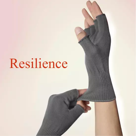 EvridWear Men Women Merino Wool Knit Liner Gloves Finger/Fingerless/Touchscreen