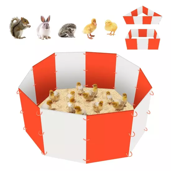 UCINNOVATE Brooder Box for Chicks, Baby Chicken Cage Portable Chicken Starter...