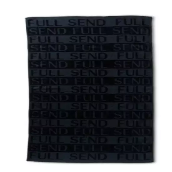 Full Send x Nelk Boys Black Golf Towel Brand New October Drop *In Hand