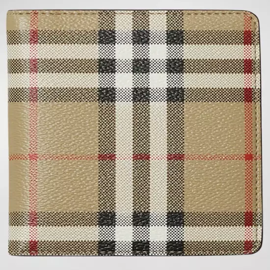 Burberry Check Bifold Passport Holder