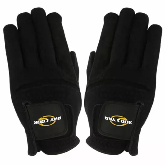 New Ray Cook Stormy Weather Winter Golf Gloves Extra Large Black Pair