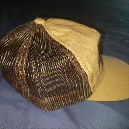 Dark Beige/Brown Dodge Ram Truck Hat 3D-Emblem Snapback Great Condition! F. Ship