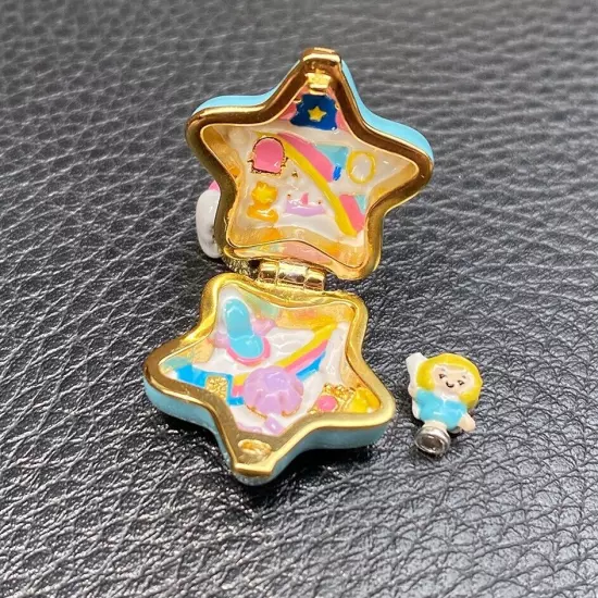 PRESALE 925 Sterling Silver Fairy wishing world Polly Pocket Charm For Bracelet