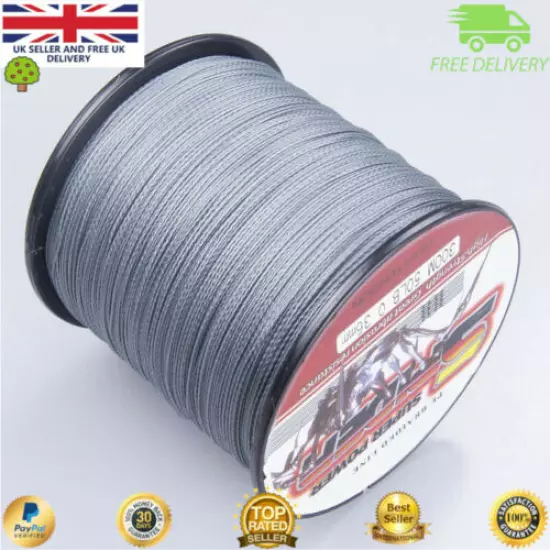 Super Dyneema 100-2000M 60LB Fishing Braid Carp Line Grey Spod Marker Sea X