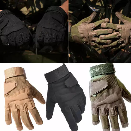 Tactical Full Finger Gloves Outdoor Army Hunting Airsoft Combat Shooting Gloves