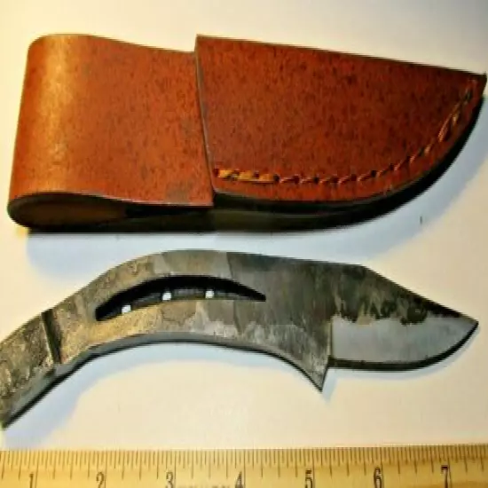 BLACKSMITH FORGED HORSESHOE KNIFE