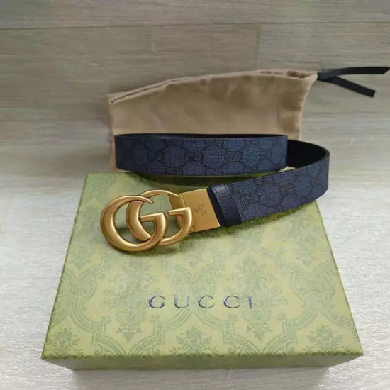 Gucci belt leather with box