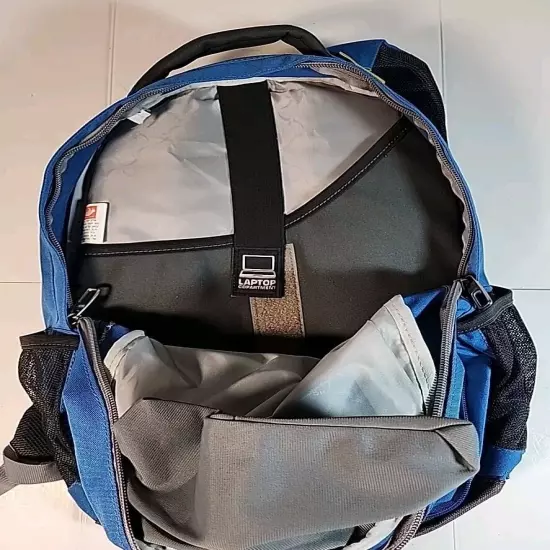 Outdoor Revolution Detachable Backpack Blue Silver NWT 