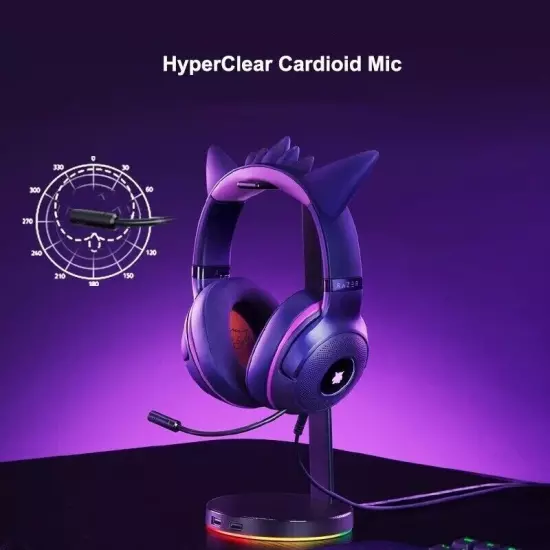 Razer x Pokémon Gengar Wired Headset Headphone Limited Edition Gift