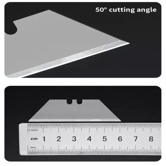 30/50/100 UTILITY KNIFE BLADES Replacement Refill Standard Razor Box Cutter Tool