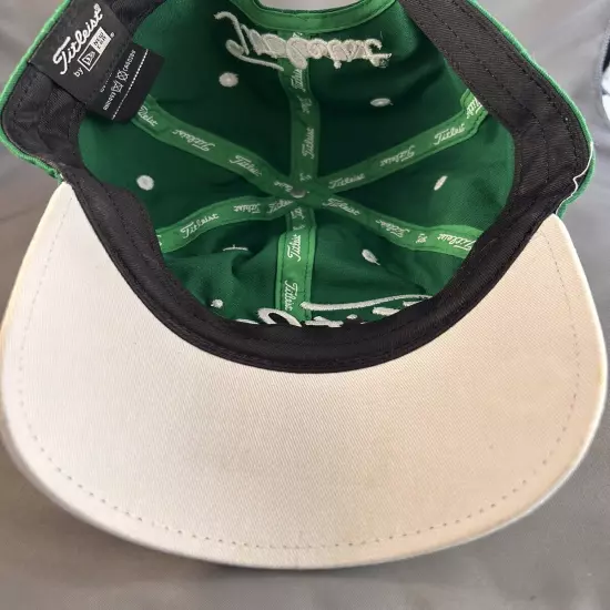 Titleist Green And White Golf Cap by NEW ERA Adjustable With Magnet!