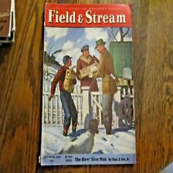 Field and Stream Magazine September 1948 Vintage Issue- Free Shipping!