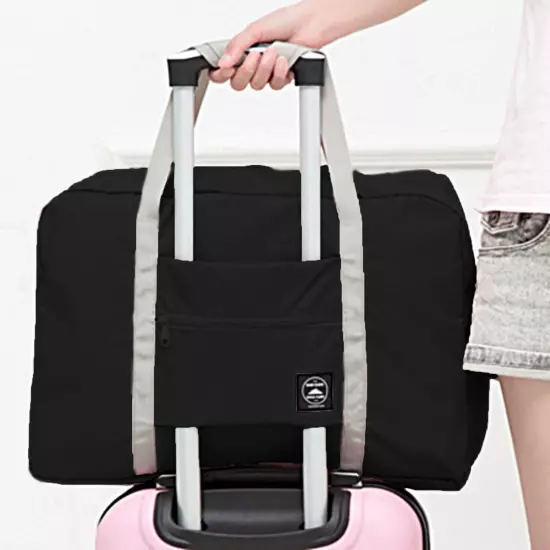 Large Luggage Duffle Bag Foldable Lightweight Weekender Travel Bag Men Women